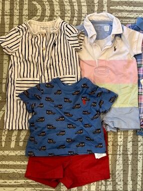 0–3M Baby Bundle | Ralph Lauren & Gap | 8 Pieces